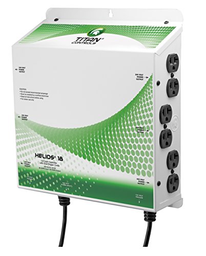 Titan Controls 702843 Helios 18-12 Light 240 Volt Controller w/Dual Trigger Cords (4/Cs),...