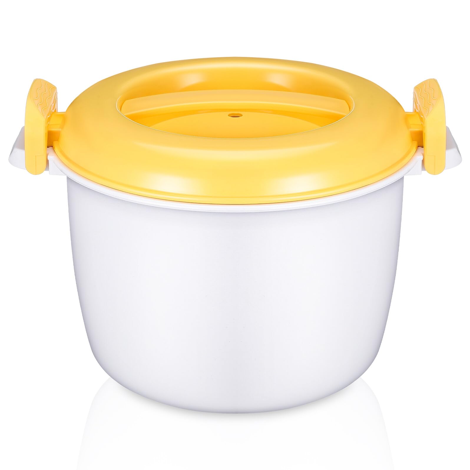 Microwave Rice Cooker Rice Container 20x11 5cm Small Yellow Multifunctional Steamer for Home Use