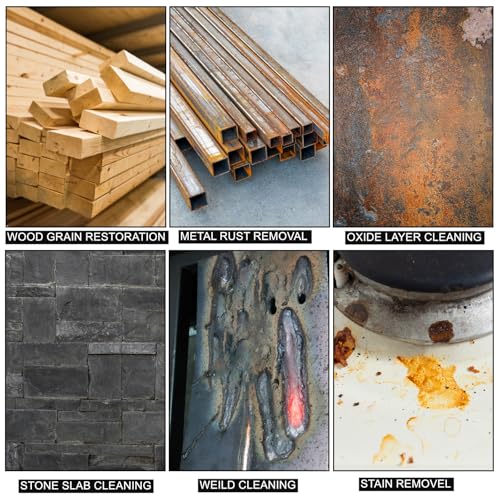 Image of Yopay Twisted Steel Wire Wheel, 4.7 inchx 4 inchKnotted Wire Brush Drum Wood and Metal Surface Polishing Conditioning Tool, Texturing Rust Wood Grain Restoration-3 /4(Wire 0.5mm)