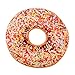 Lenfesh Peluche douce Etui d'oreiller, Farci Coussin de siège Donut sucré nourriture Housse de coussin Jouets (A)