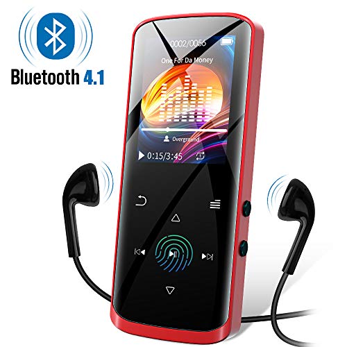 Mp3 Player, 8GB Music Player with Bluetooth, Built-in Speaker, Portable HiFi Lossless Sound
