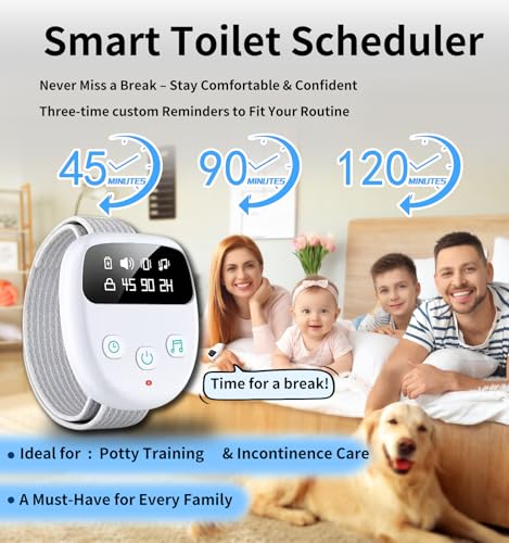 Image of Wireless Bedwetting Alarm for Children and Adults, Bed WettingAlarm for Boys and Girls, Night Potty Training Device, Pee Alarmfor Bedwetting,Bedwetting Alarm for Older Kids (White)