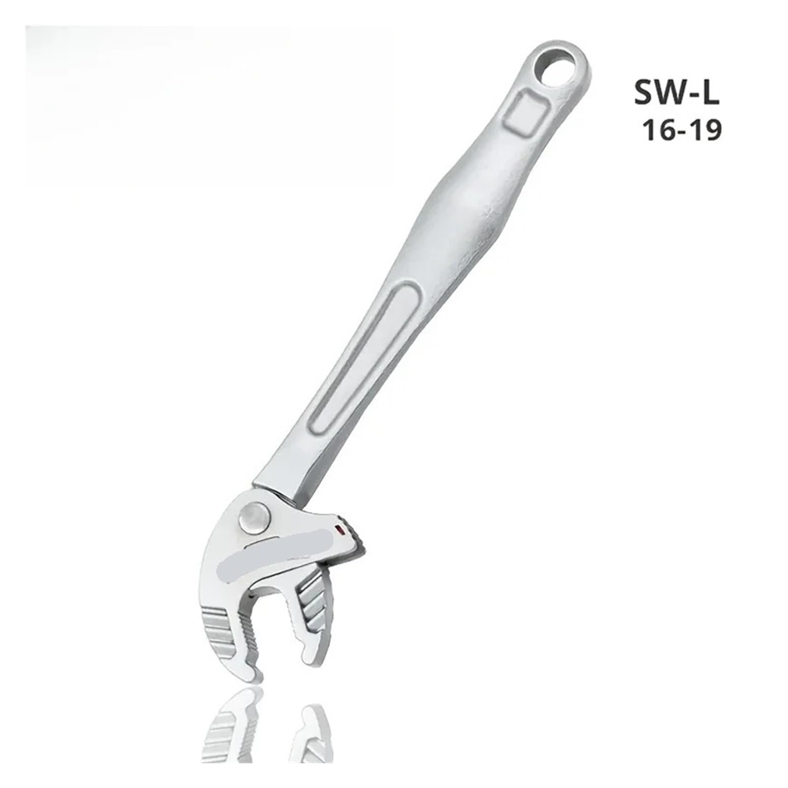 Pinza a Pappagallo Chiave industriale a granchio for impieghi gravosi con cricchetto autoregolante, ganascia larga for la produzione di tubazioni automobilistiche(M)