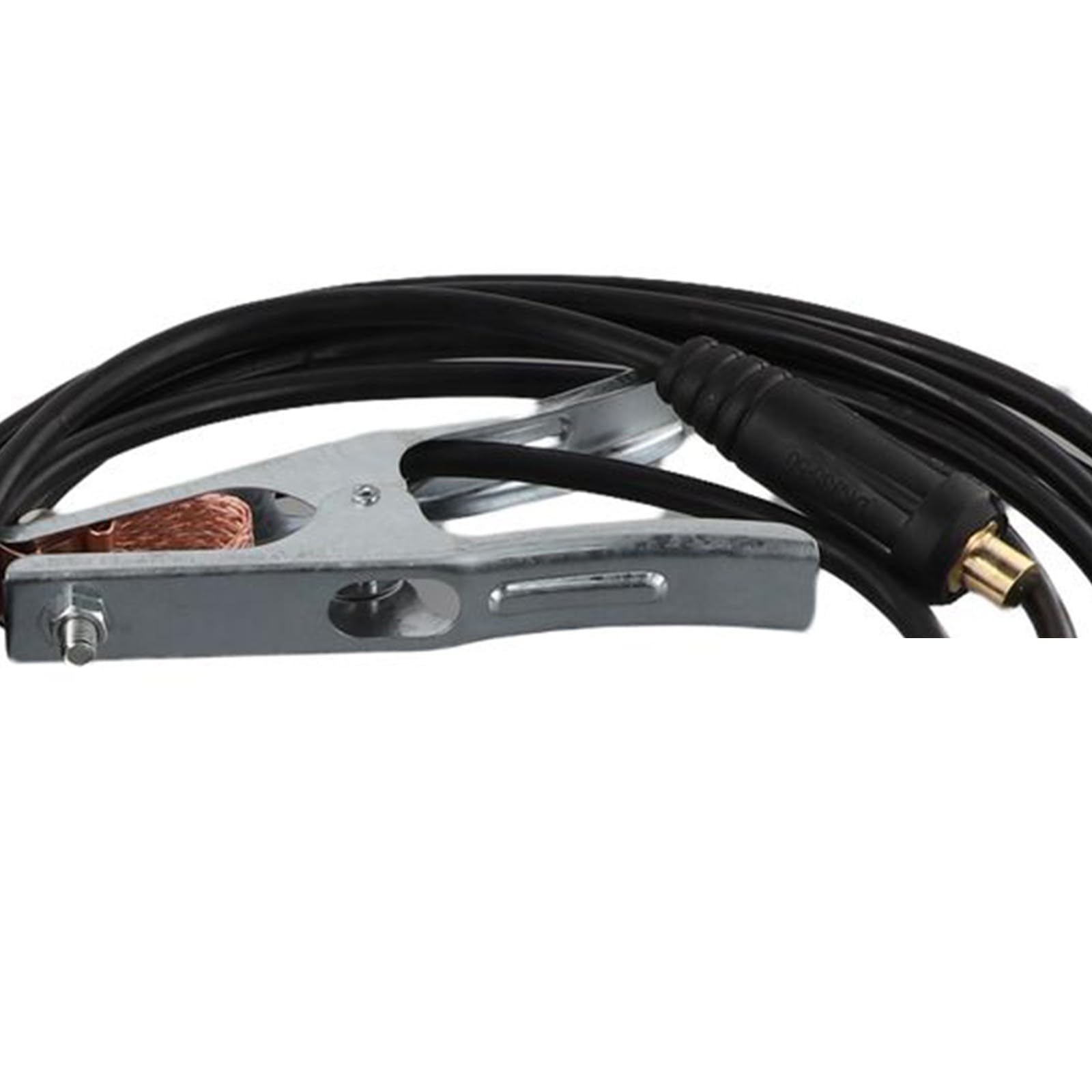 FACAIIO Set di morsetti e cavi per saldatura 300 A, inverter MMA, clip di messa a terra in rame ad alta resistenza con manico isolato ispessito, uso industriale