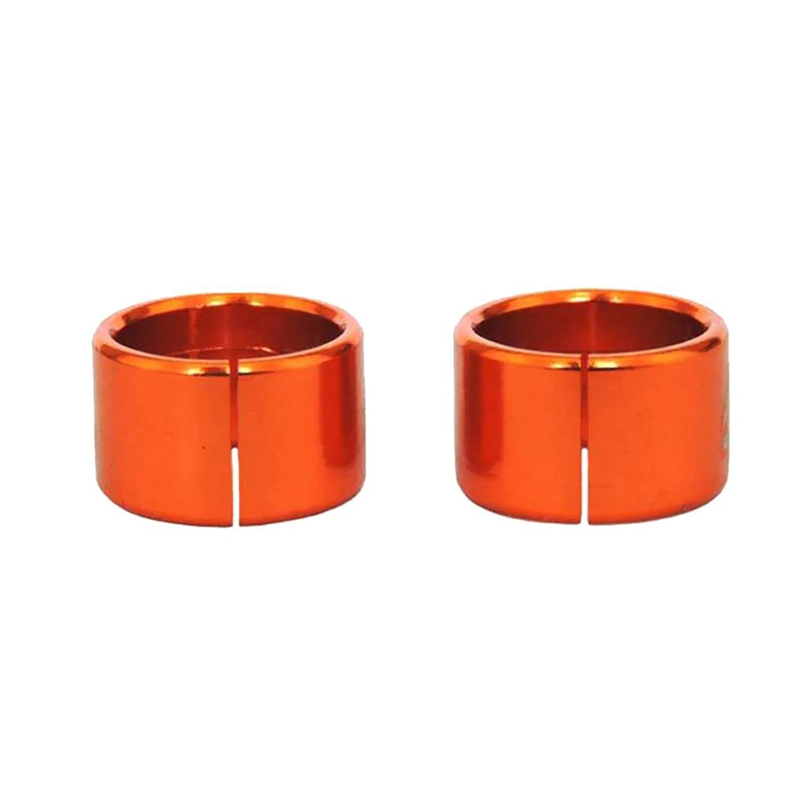 Anillas de aluminio para patas de aves, 20 anillos de aluminio for patas paloma, multicolor, 8 mm diámetro interior x 6 alto(Orange)