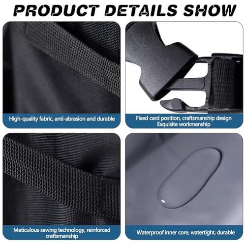Bote de basura para coche papelera impermeable Ford Mustang 2024 lateral 6