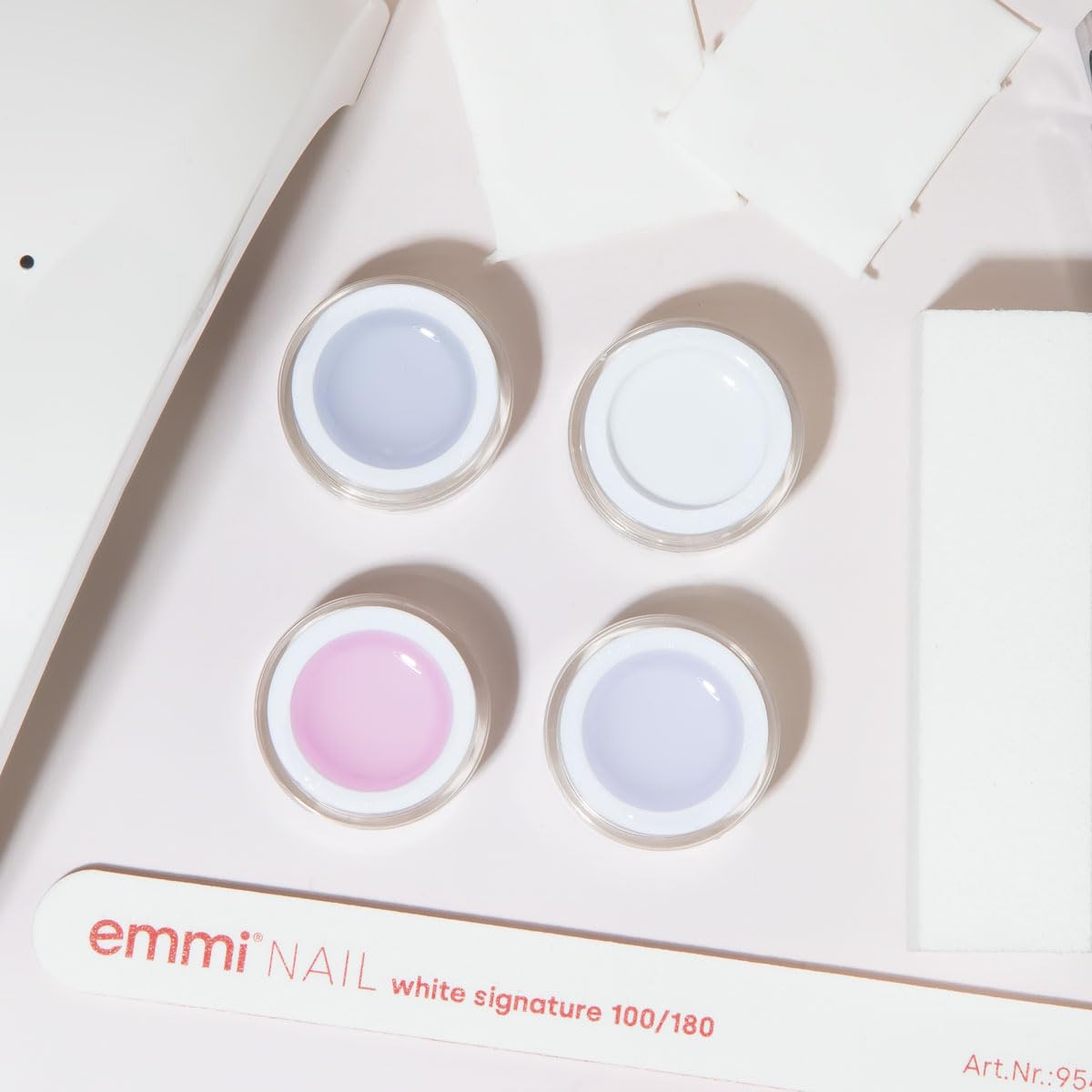 Emmi Nail Starter-Set Acryl-Pulver Galaxy I 17-tlg Acryl Nägel Starterset mit UV/LED-Lampe & umfangreichem Zubehör I Profi Set zum Nägel selber machen - Nail Set Gelnägel Starterset