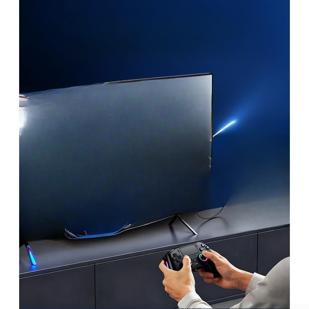 RiseNova Sześcioosiowy bezprzewodowy gamepad do PS5/PS4 (czarny)