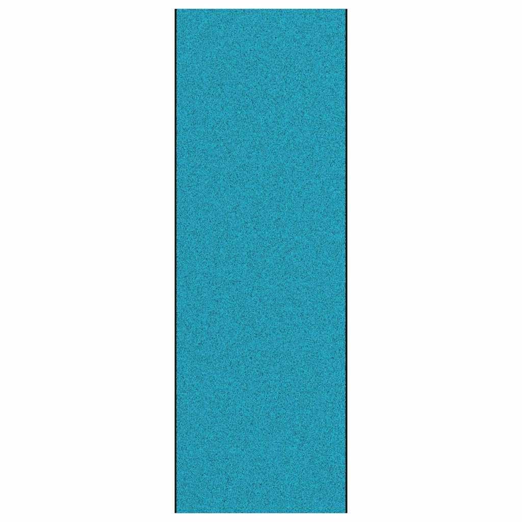 Paillasson 100 % polyamide cyan et noir tapis de passage haut de gamme