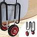 ZIJINGM Portable Surfboard Beach Cart,Adjustable Stand Up Paddleboard Cart, Load Capacity 75KG, for Moving Surfboards Wooden Boards Metal Boards Kayaks