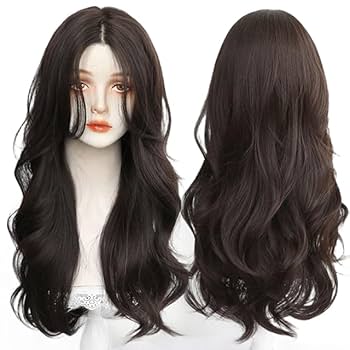 Amazon.co.jp: ウィッグ フルウィッグ 中分け前髪 ロング カール
