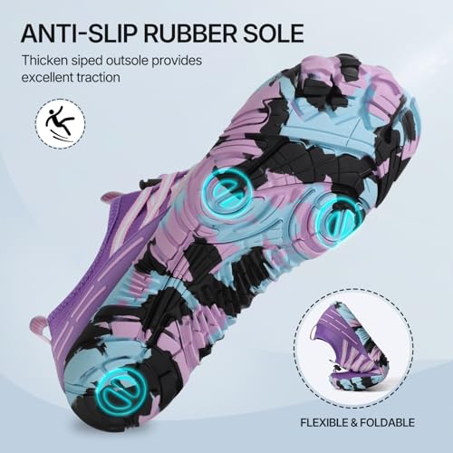 Image of ATHMILE Water Shoes for Men Women Quick Dry Aqua Shoes with Toe Protection