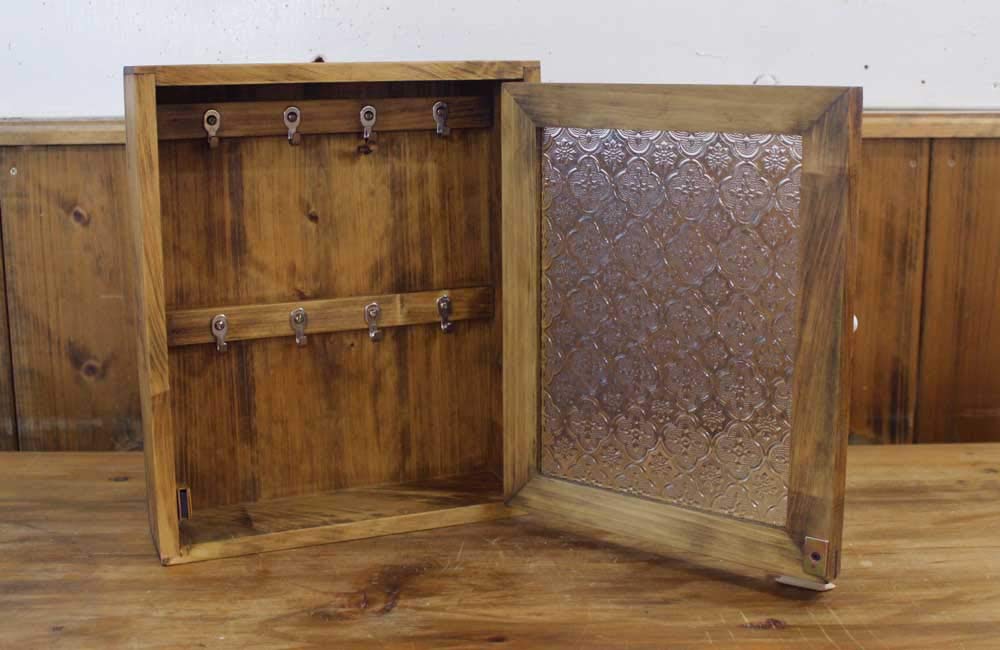 Amazon.co.jp: キーボックス ニッチ用 25×7×30cm フローラガラス扉