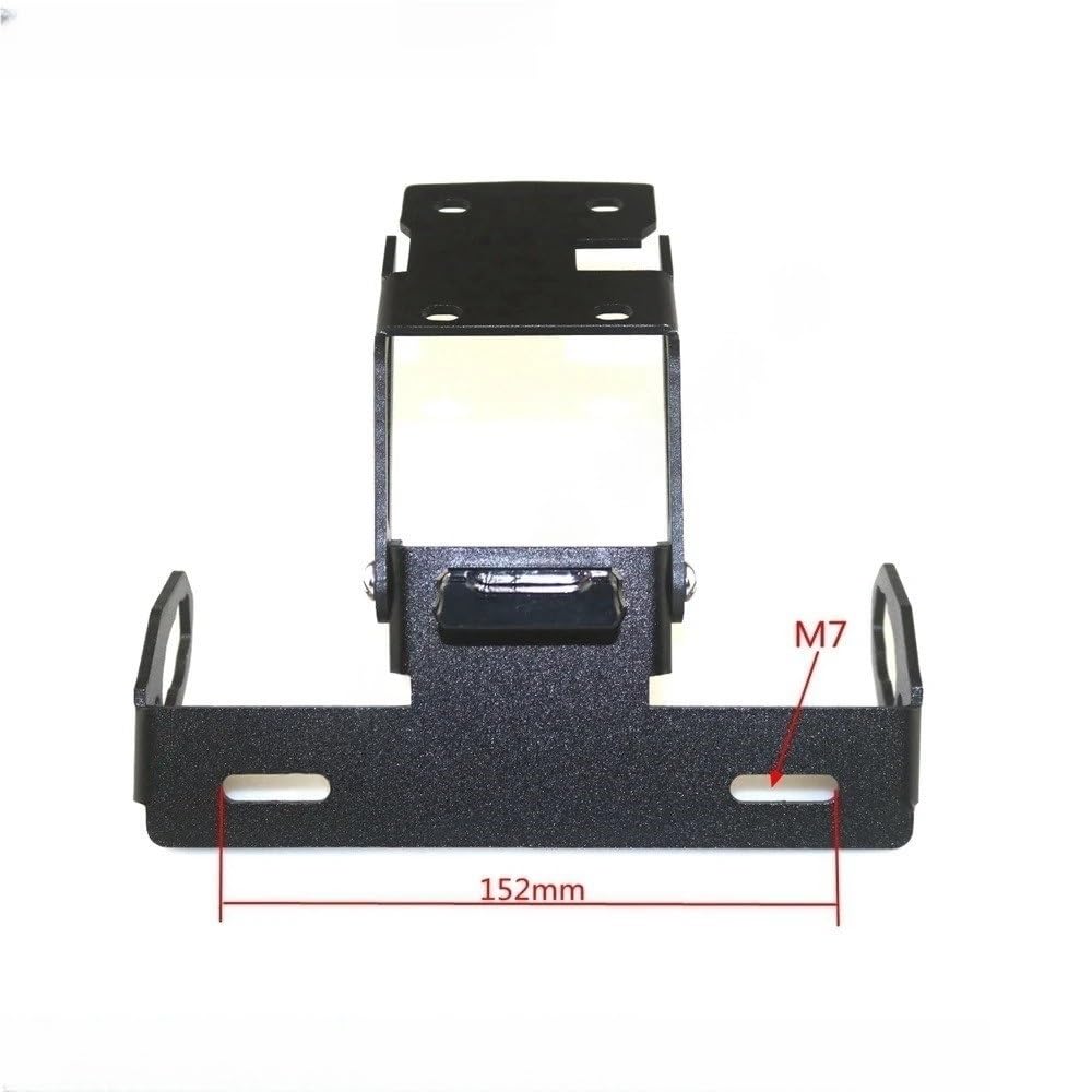 Portatarga Modifica moto Paragrafo breve telaio targa Accessori per Z650 2017 2018 2019
