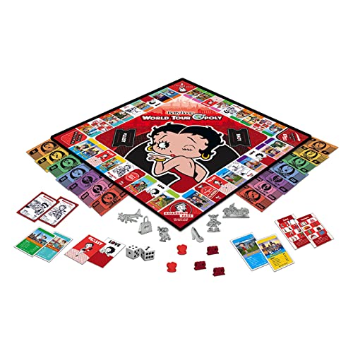 Juego de Mesa Betty Boop World Tour Opoly miniatura 2