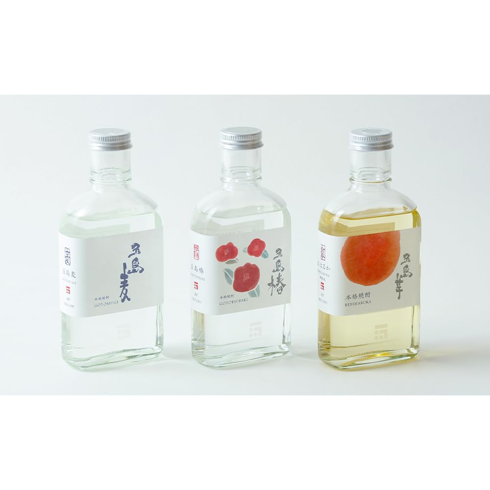Amazon.co.jp: 五島列島酒造 五島麦・五島椿・五島芋 紅はるか 樽熟成