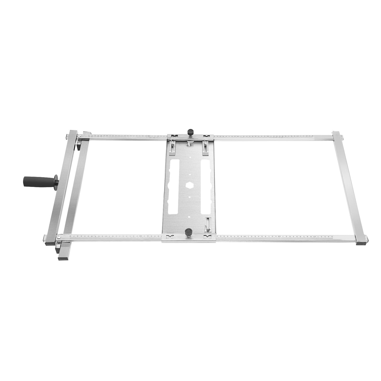 Circular Saw Guide Rail, Cutting Machine Edge Guide Positioner, Woodworking Track Saw Guides Rail, Stainless Steel Alloy Rip Cut Circular Saw Guides