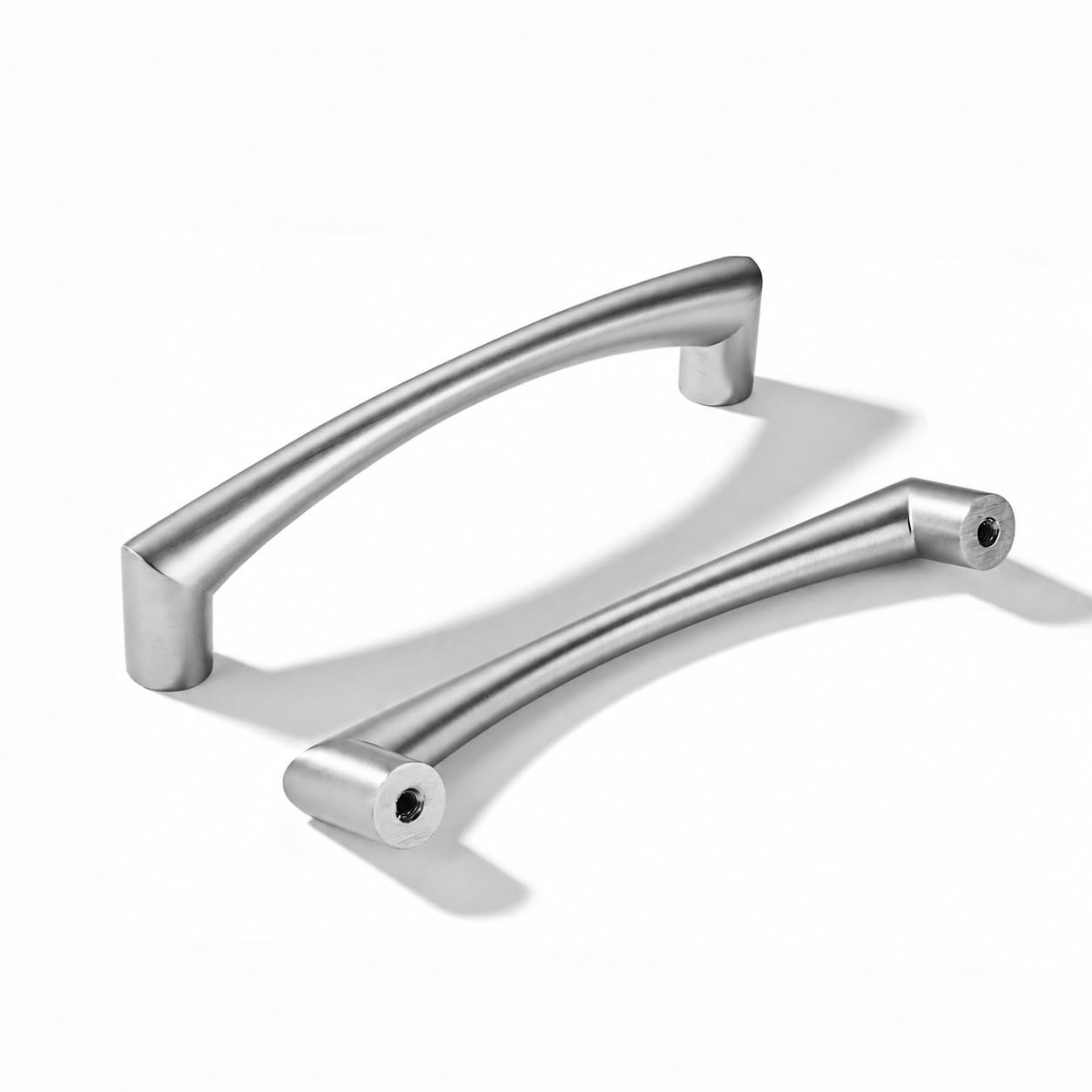 KHTUMEWARE-80445 Brushed Nickel Cabinet Pulls CTC 5 in (128 mm) 5-Pack