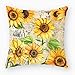 Girasole Stampa Federa Lombare Lino Fodere per Cuscini Cuscini Divano Complementi Arredo Casa Decorazione Federa Decorativa W11 45x45 cm