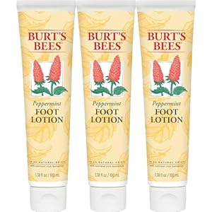 Burt’s Bees Peppermint Foot Lotion, Pack of 3