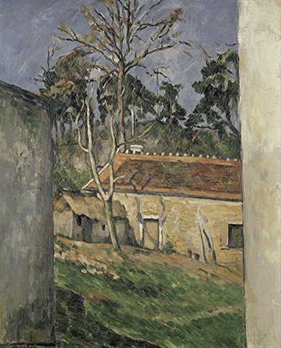 Affiche Paul Cézanne Farmyard grand format impression semi-brillante pour salon