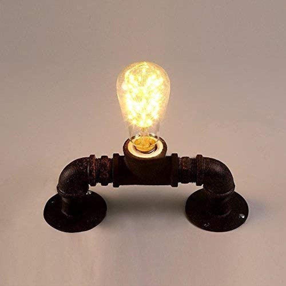 ZDBIDENG LED Wall Light 2 lamp Wall lamp Industrial E27 Copper Tube lamp Restaurant Kitchen Lighting Leisure Illumination Modern Home Decor Light