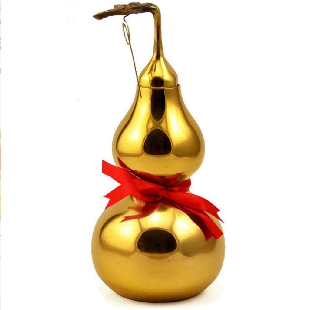 HegZA ornamenti, Scultura Rame Zucca Feng Shui Decorazione Copertura Rame Zucca Zucca Feng Shui Ornamenti Accessori per la Casa Artigianato Ornamenti