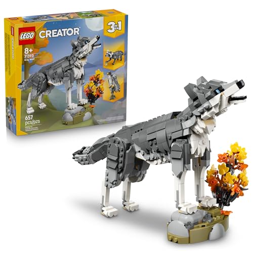 LEGO Creator 3 in 1 Forest Animals: Gray Wolf 31393