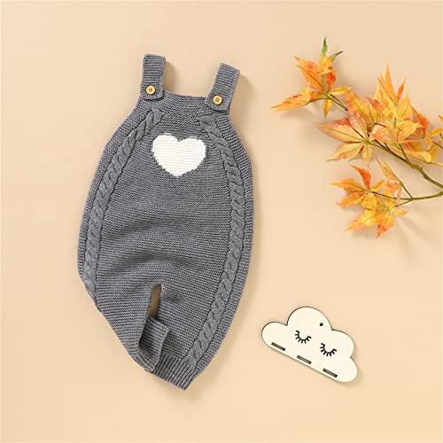 Toddler Pullover Sweater Newborn Infant Baby Knit Romper Cotton Sleeveless Boy Girl Sweater Clothes Heart Pattern4