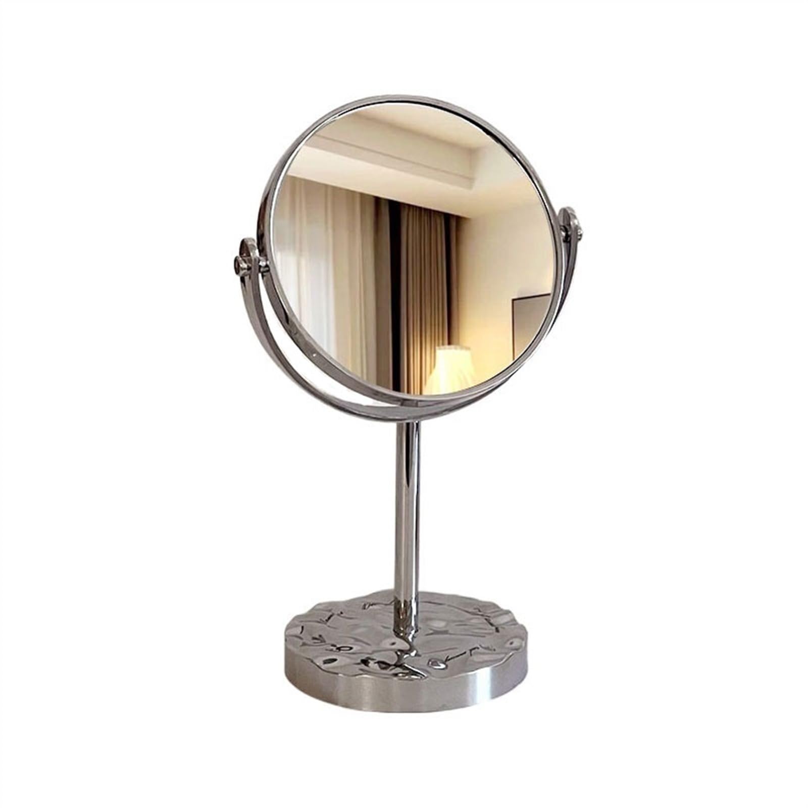 GHJrtHFJ Desk mirror, Home Tabletop Magnifying Makeup Mirror Dressing Cosmetic
