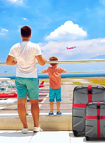 BLACK BISON, Cinghia per valigie rosso Rot