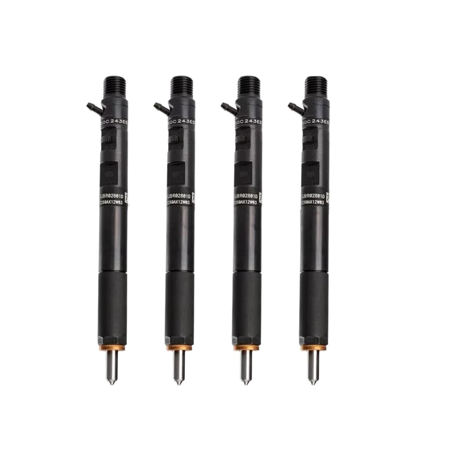 etrol Fuel Injectors for KIA for Carnival for Sedona 2.9 for CRDI EJBR02801D EJBR01901Z EJBR02301Z 4X 33800-4X500 Diesel Fuel Injector(EJBR01901Z No Code)