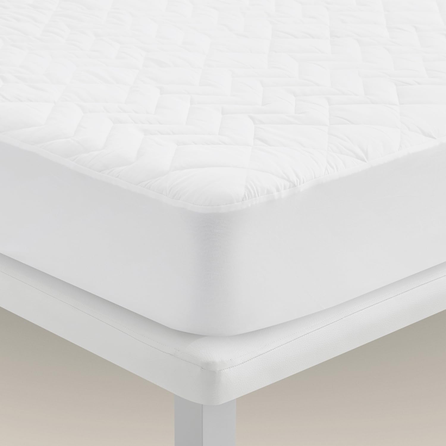 Pikolin Home - Protector de Colchón Acolchado Antialérgico - Cubrecolchón - Impermeable, Transpirable (Varias Medidas)