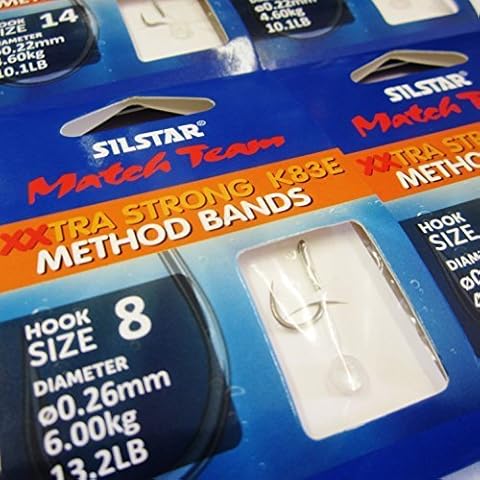 SILSTAR Match Team 24 Barbless Fishing Hooks Cover