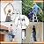 Garvee Portable Telescoping Aluminum Extension Ladder - 12.5ft (3.8m) Collapsible a-Frame Multi-Purpose Ladder with Non-Slip Feet for Home Attic, RV Maintenance & Outdoor Painting, 330 Lbs Capacity
