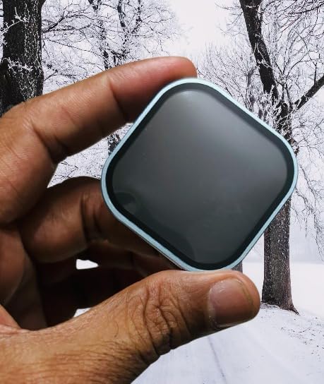 Image of FabeKee Tempered Glass Camera Lens Protector For 9H Hardness, Full Coverage Anti Scratch Camera Metal Ring (For realme 16 pro plus /Blue)