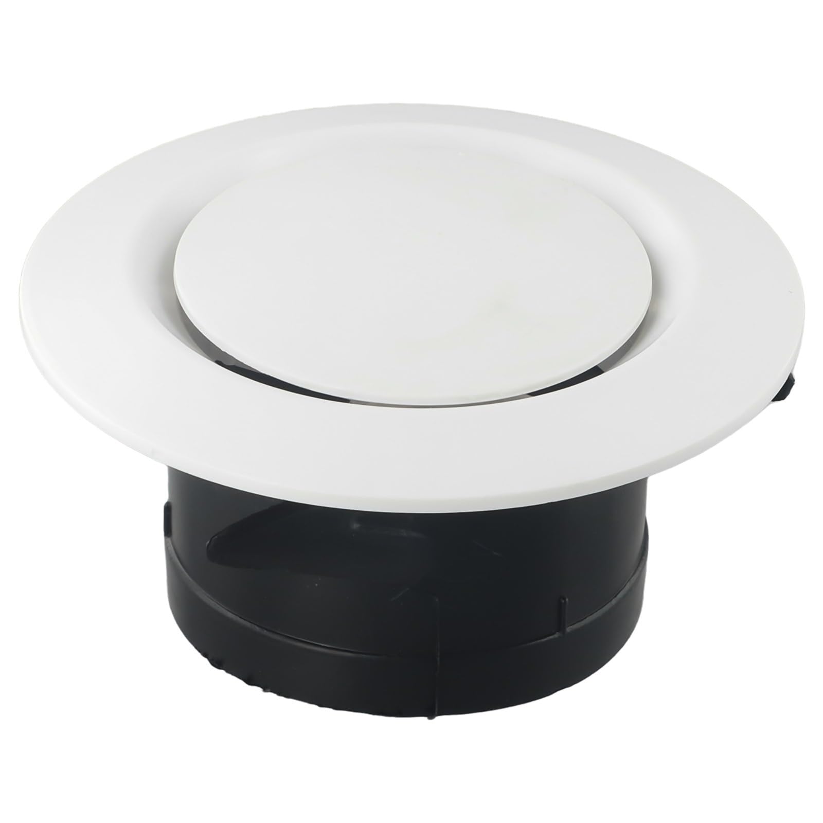 Cubierta de rejilla de ventilación de techo, capó de escape de volumen de aire ajustable, 1 ud.(200MM)