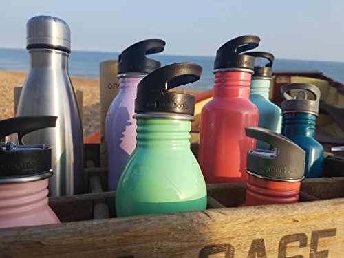 One Green Bottle - Borraccia sagomata in acciaio