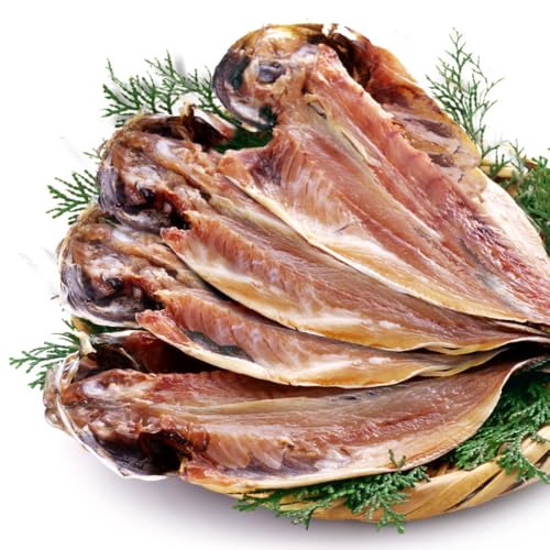 シーフードマックス 特大サイズ 真アジの干物 4枚セット 長さ約25cm 冷凍 国内加工 真あじ あじ・特大あじ干物4枚・のサムネイル