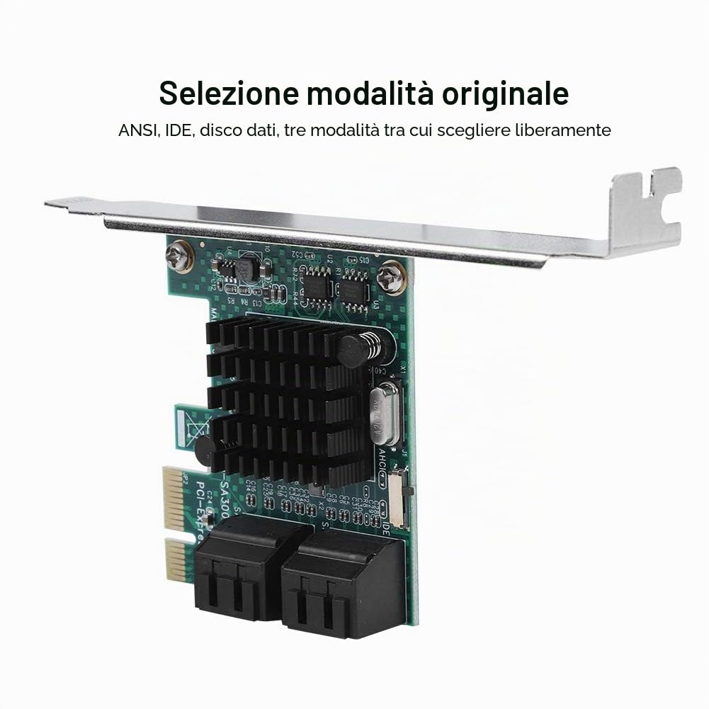 Scheda di espansione SATA 3.0 Adattatore per scheda di espansione 3 porte PCIE a SATA 3.0 a 6 porte