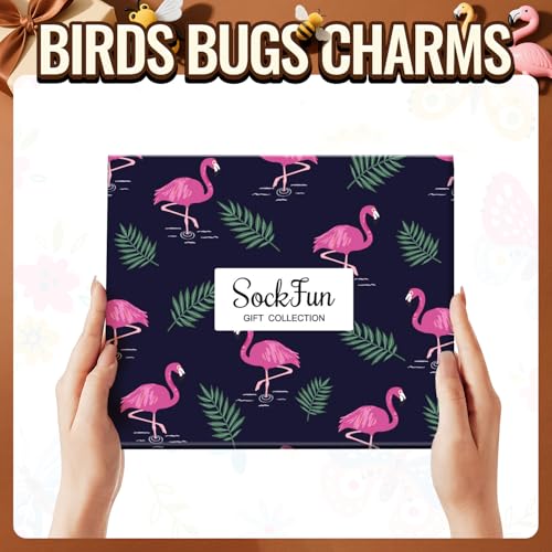 Cat Flamingo Goat Gifts - Novelty Crazy Silly Fun Farm Pet Animal Socks for Men3