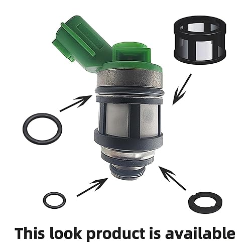 Vista 29 de Juego de 8 sellos de junta tórica de inyección de combustible para FBY2850