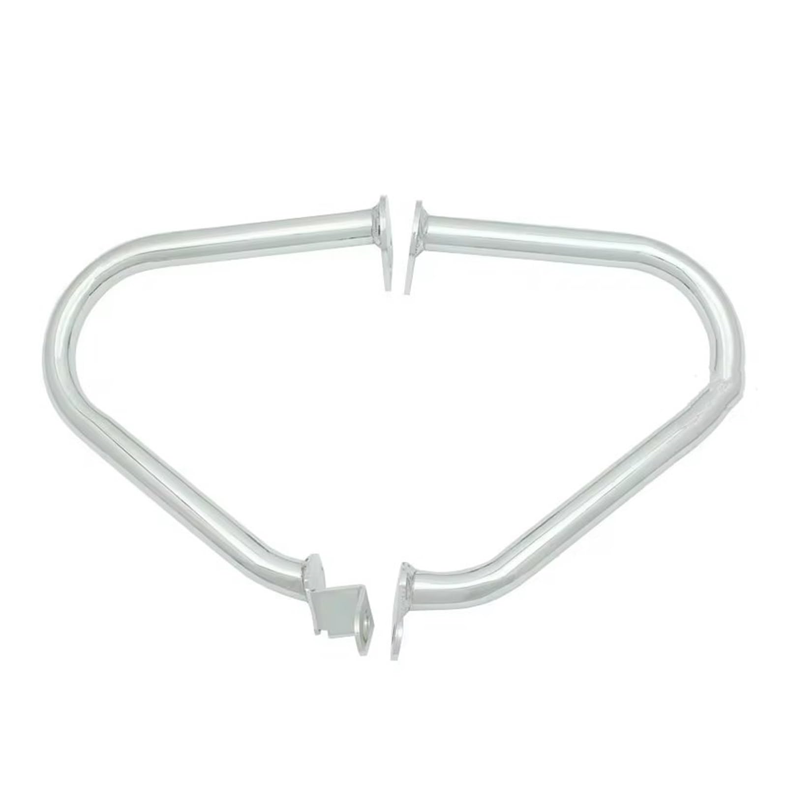Defensas De Motor para Triumph para Bonneville para T100 para Thruxton para 900 2001-2015 Barras De Protección del Motor del Parachoques De La Motocicleta Motocicleta Barra De Choque(Plata)
