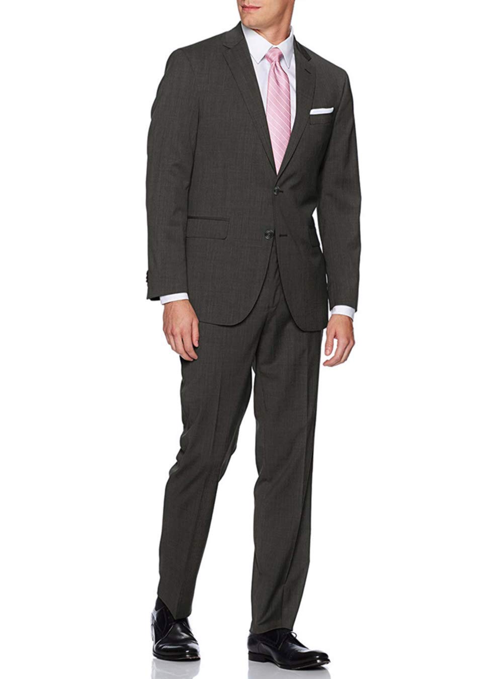 Fuomo Business Classic Men's Suit 2 Button Charcoal