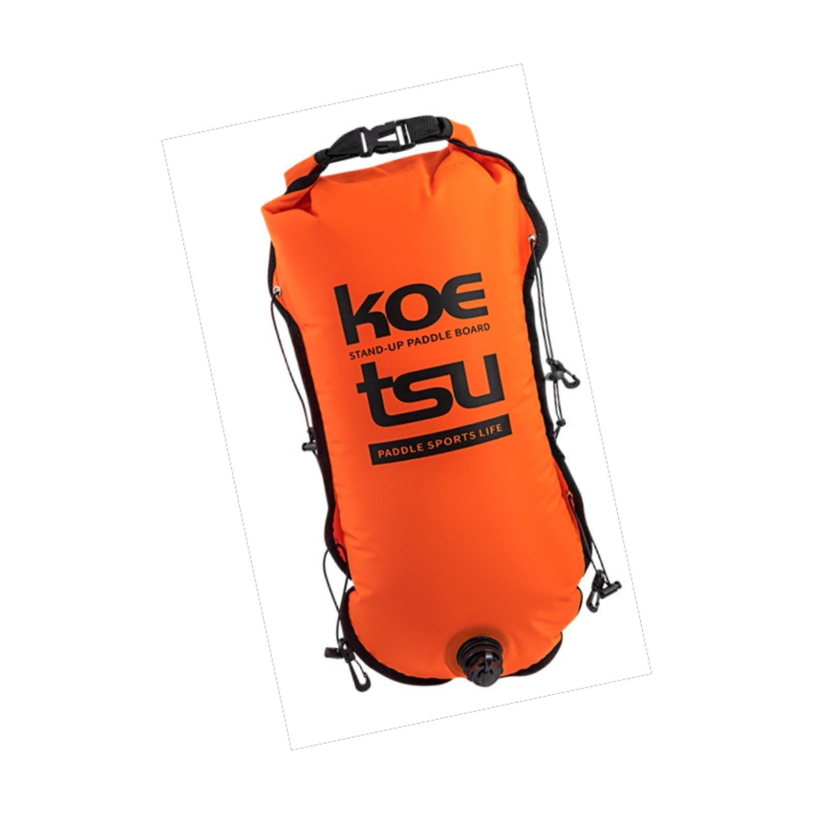 F Fityle Boya de natación Flotador de Seguridad de natación y Bolsa Seca Bolsa de Almacenamiento Impermeable de Nailon Flotador de boya de natación para Buceo