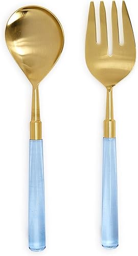 Two's Company Blue Skies - Juego de 2 servidores en caja de regalo