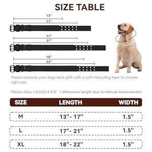 Heavy-Duty-Dog-Collar-for-Large-Dogs-Tactical-Dog-Collars-with-Metal-Buckle-D-Ring-15-Width-Thick-Adjustable-Nylon-Dog-Collar-for-Medium-Dogs-BlackL - Cucciolini Doodles   Heavy-Duty-Dog-Collar-for-Large-Dogs-Tactical-Dog-Collars-with-Metal-Buckle-D-Ring-15-Width-Thick-Adjustable-Nylon-Dog-Collar-for-Medium-Dogs-BlackL