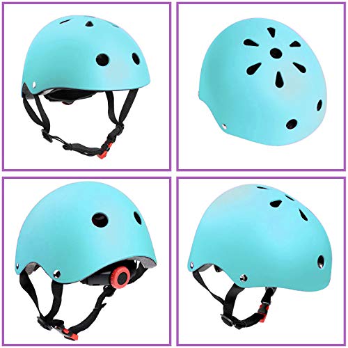 Image of Adjustable Helmet for Ages 3-16 Kids Toddler Boys Girls Youth,Protective Gear with Elbow Knee Wrist Pads for Multi-Sports Skateboarding Bike Riding Scooter Inline skatings Longboard Roller Skate
