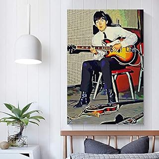 ASDYO Paul McCartney Poster sur toile du groupe de rock The Beatles 20 x 30 cm - Les Beatles, Paul McCartney, John Lennon, RIngo Starr, George Harrison ASDYO Paul McCartney Poster sur toile du groupe de rock The Beatles 20 x 30 cm – Image 5