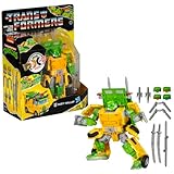 Transformers Collaborative Teenage Mutant Ninja Turtles x Transformers Party Wallop Figura articulada de robô que se converte em furgão, 17,5 cm, brinquedos de Natal para crianças acima de 8 anos